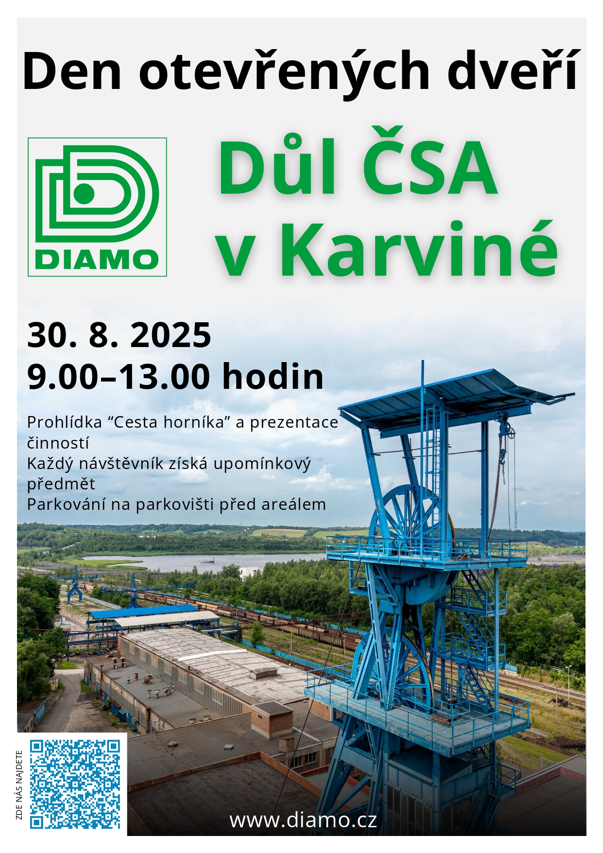 Den otevřených dveří na Dole ČSA